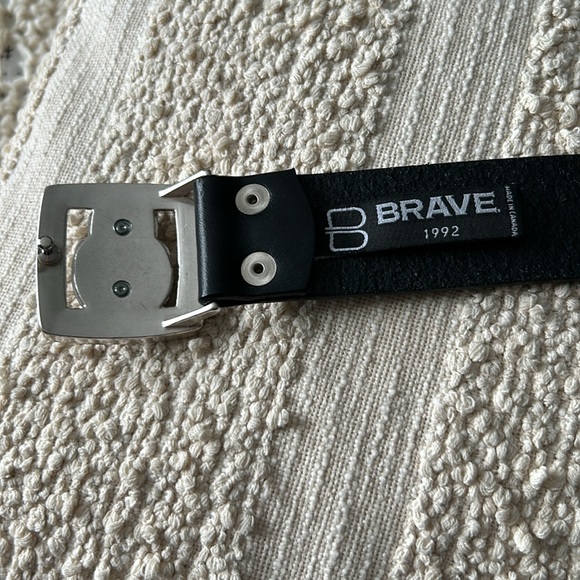 BRAVE Leather Genuine Leather Skull Belt - Picture 4 of 5